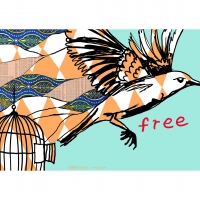 Yinka Shonibare, ‘Free', 2020, Offset print on paper, 42 cm x 59.4 cm (16.5 x 23.4 in)